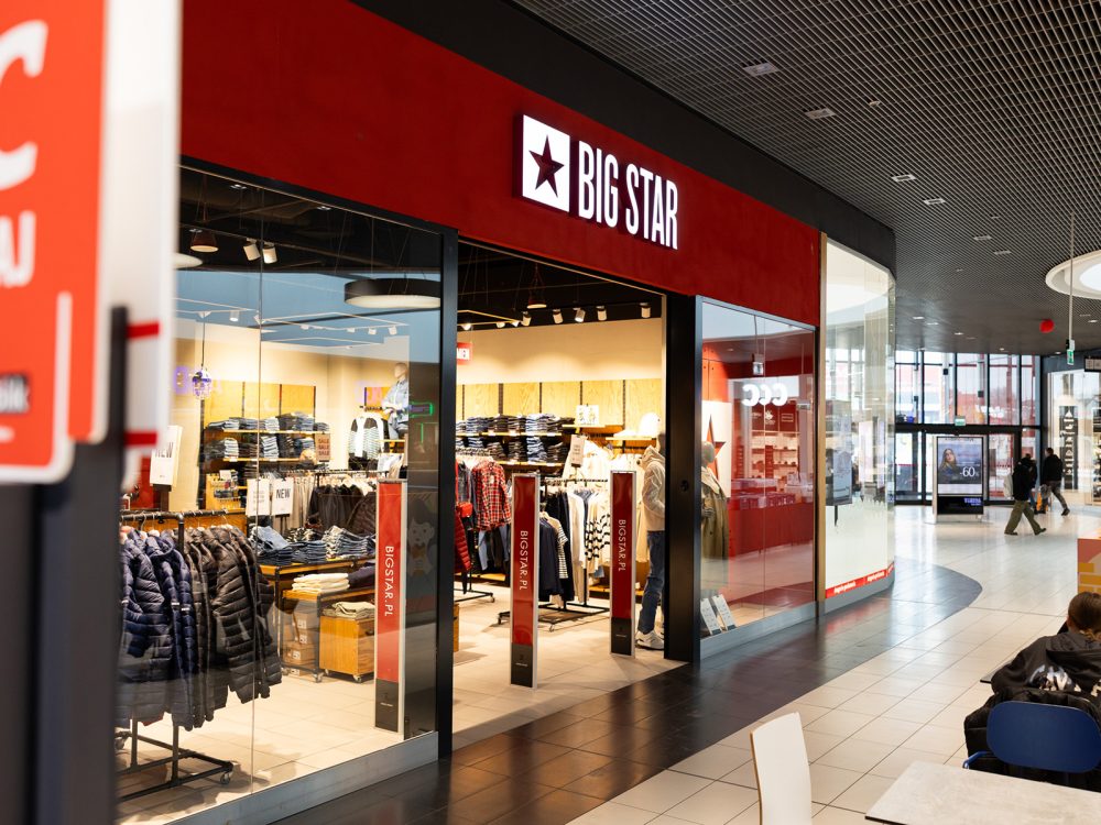 witryna sklepu big star w galerii veneda