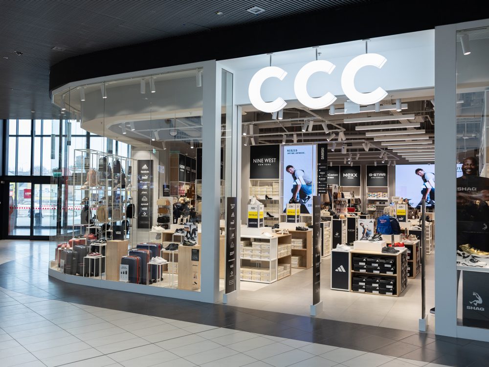 witryna sklepu ccc w galerii veneda