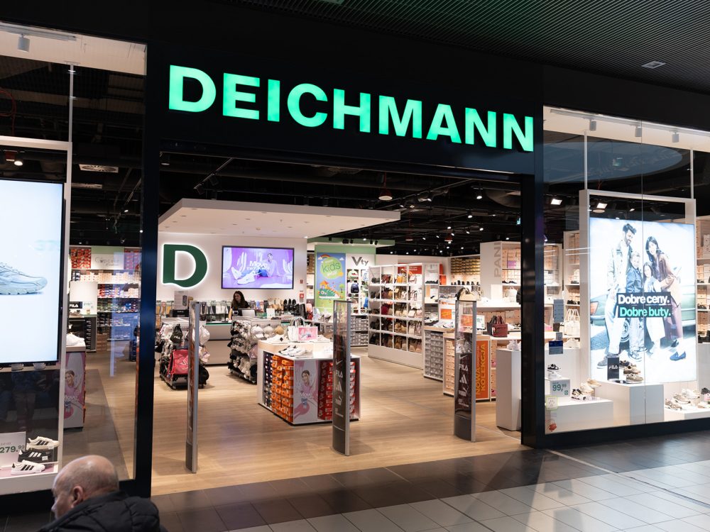 witryna sklepu Deichmann w galerii veneda