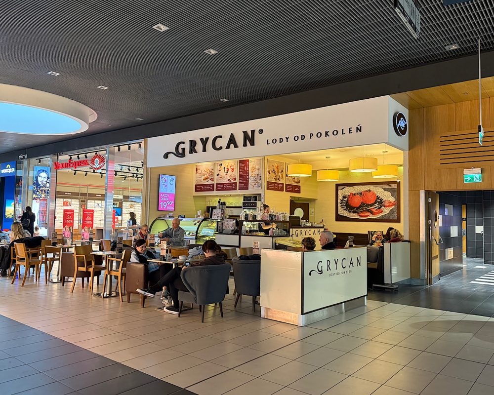 restauracja grycan w galerii veneda