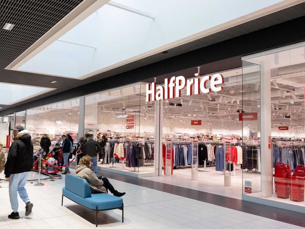 halfprice witryna w galerii veneda