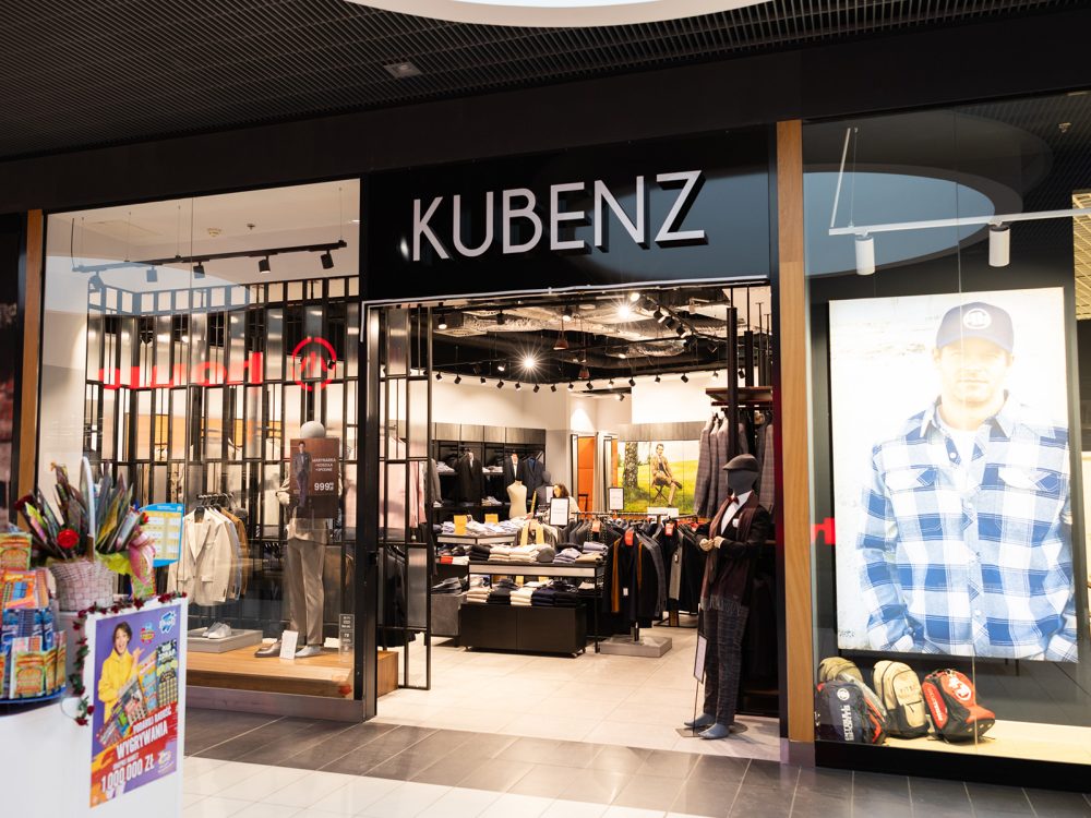 witryna sklepu kubenz w galerii veneda
