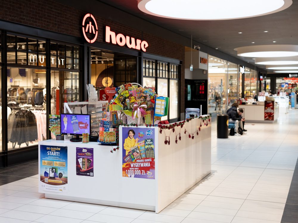 stoisko lotto w galerii veneda