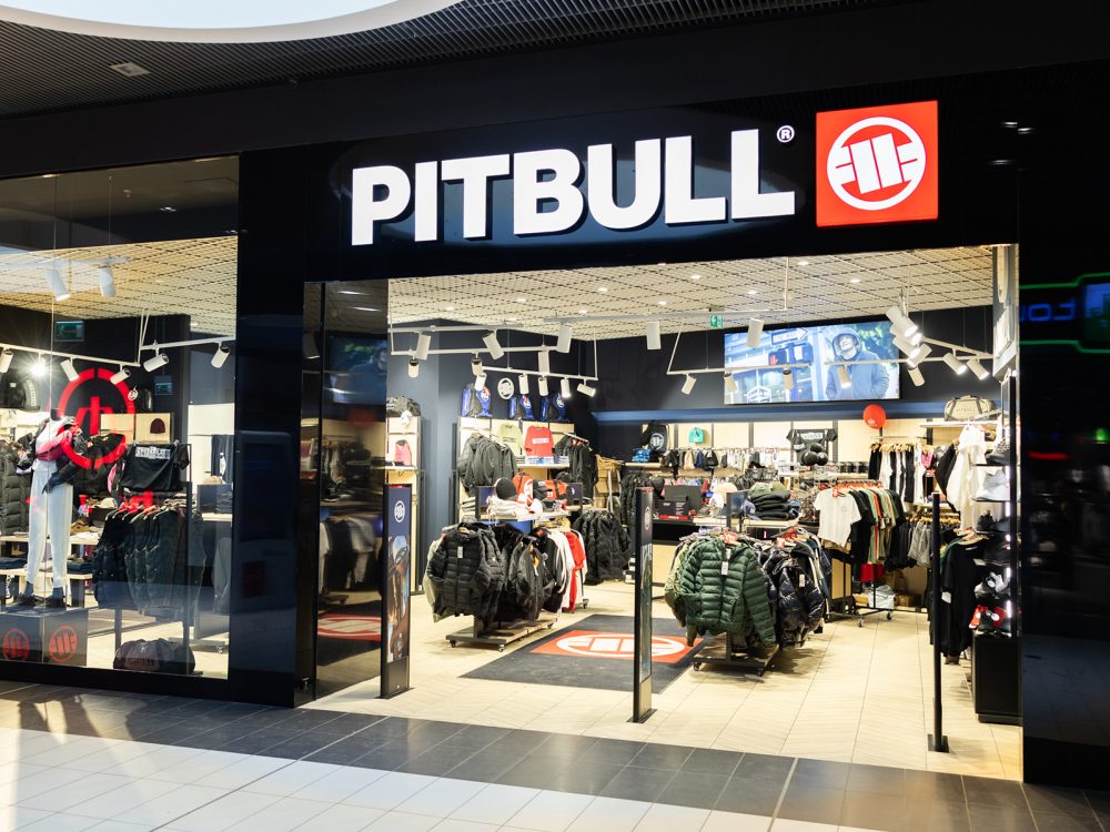witryna sklepu pitbull w galerii veneda
