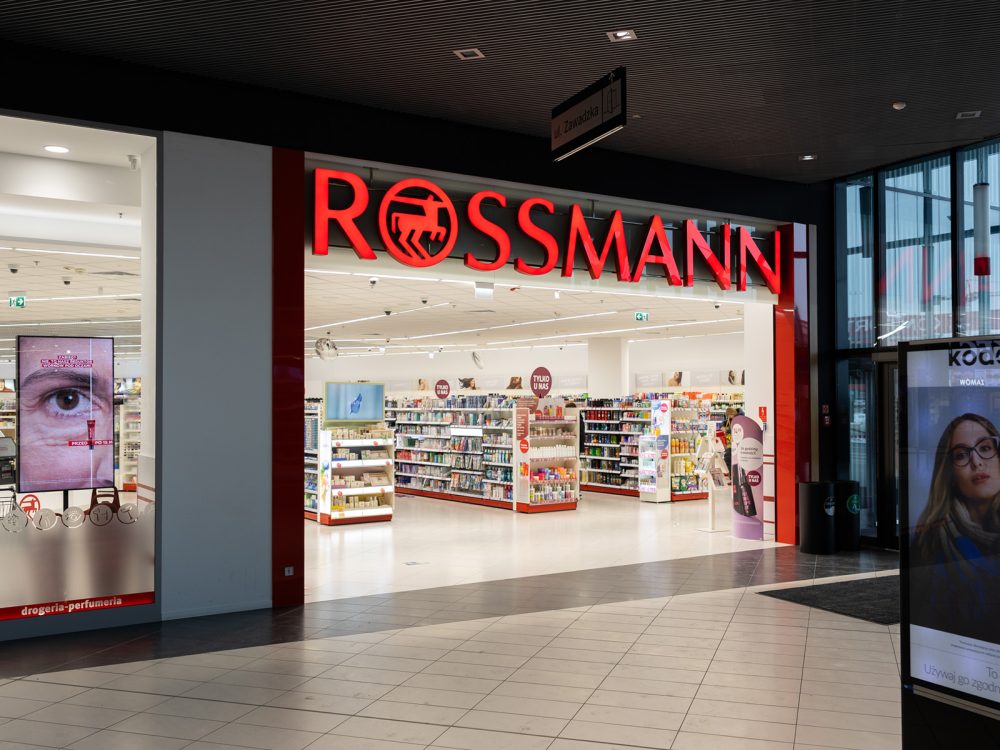 witryna sklepu rossmann w galerii veneda