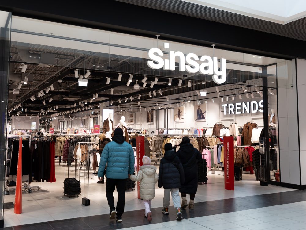 witryna sklepu sinsay w galerii veneda