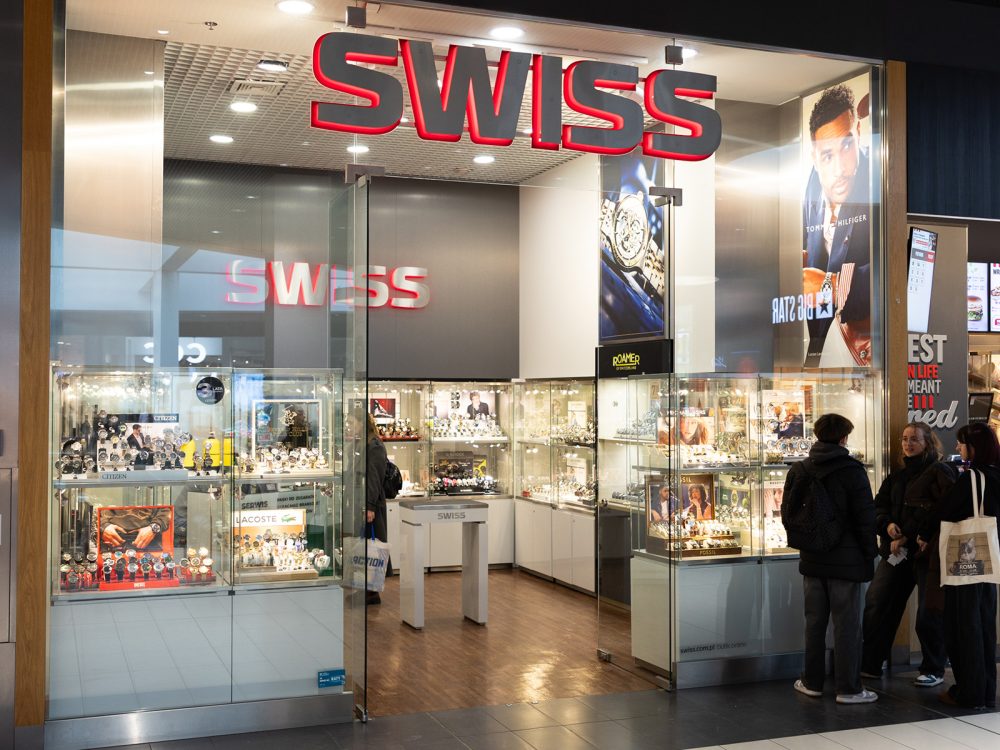 witryna sklepu swiss w galerii veneda