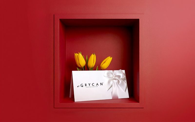 kwiaty tulipan i voucher do grycana