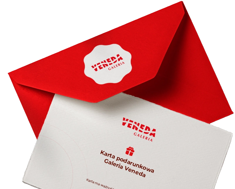 koperta do karty podarunkowej Galerii Veneda