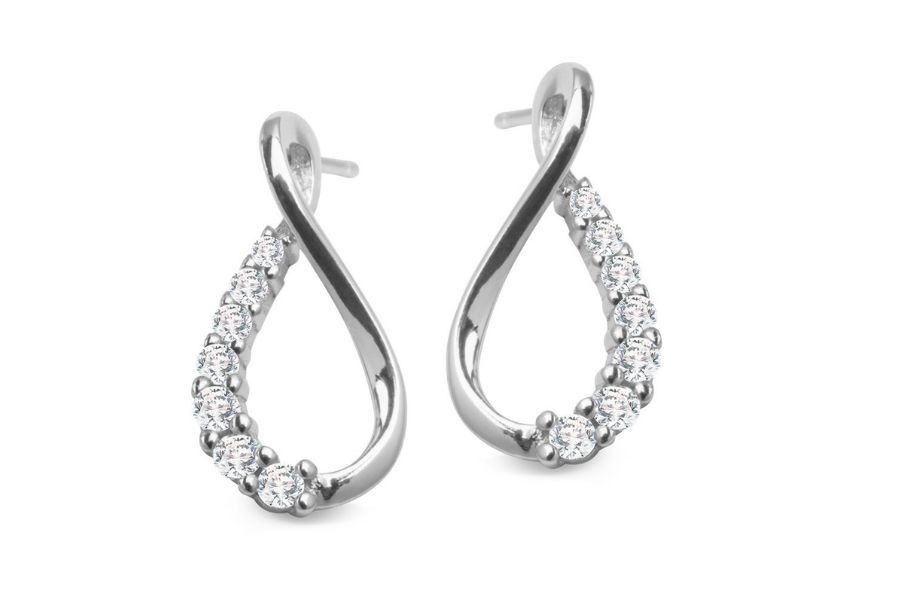 YES kolczyki srebrne Unique nagroda