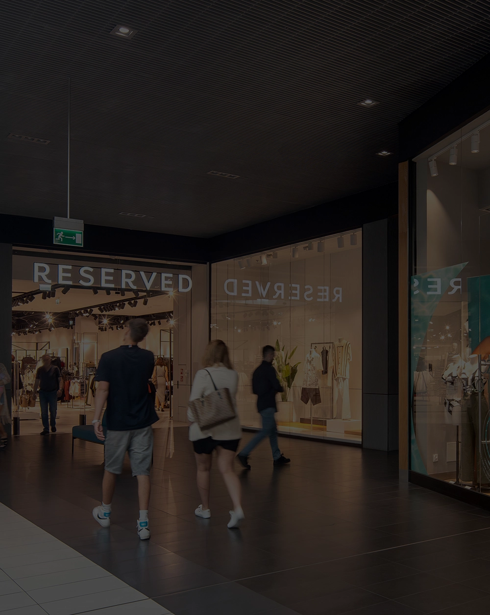 zdjęcie witryny reserved w galerii veneda