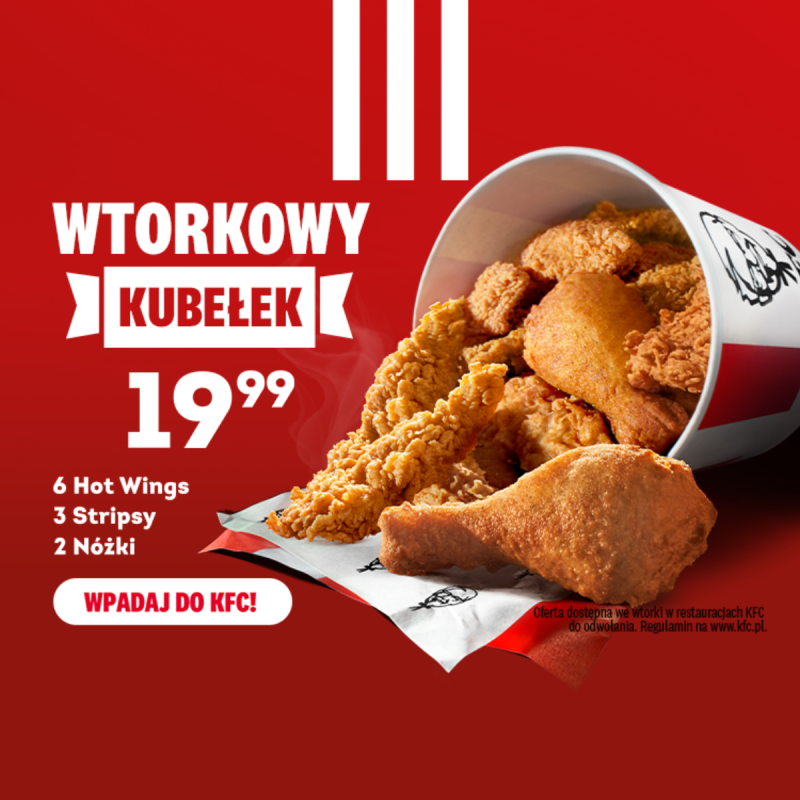 Wtorkowy Kubełek wraca do KFC!