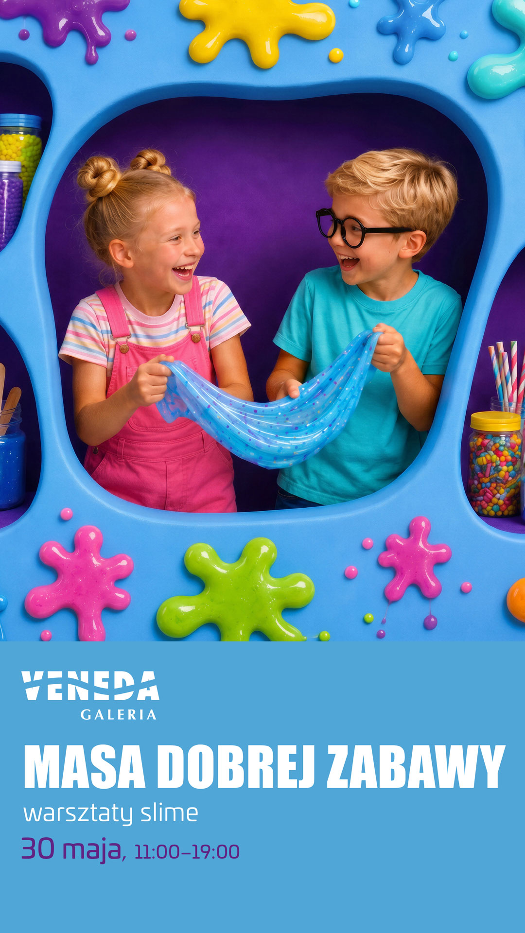 warsztaty slime! Galeria Veneda