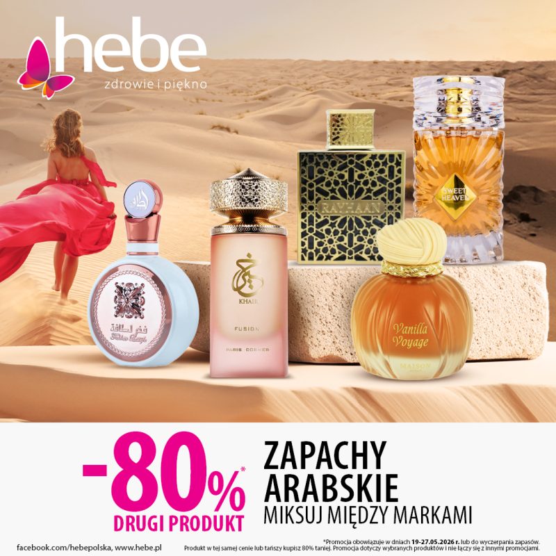 ZAPACHY ARABSKIE drugi -80% Hebe Galeria Veneda