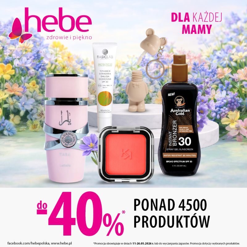 Prezenty na Dzień mamy do - 40%