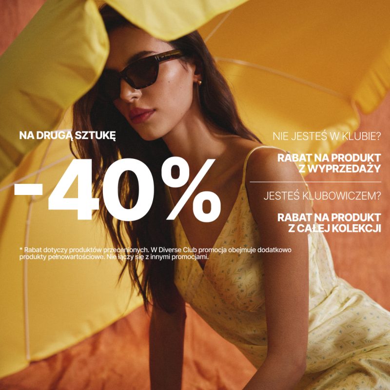 -40% na 2'gą sztukę - DIVERSE_Galeria_Veneda