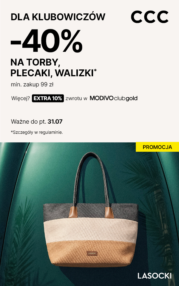 Teraz w CCC tylko w Modivoclub torby, plecaki i walizki aż 40% taniej! Galeria Veneda