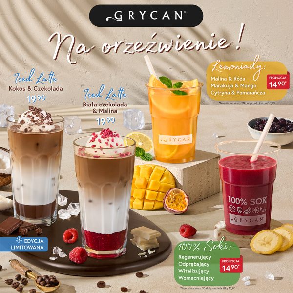 Promocja Na Orzeźwienie - Grycan - Galeria Veneda
