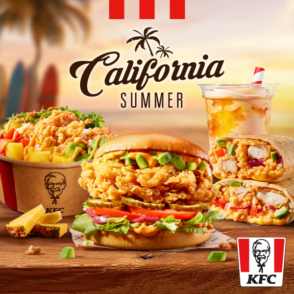 Kierunek California! KFC podkręca lato smakami wprost z Zachodniego Wybrzeża