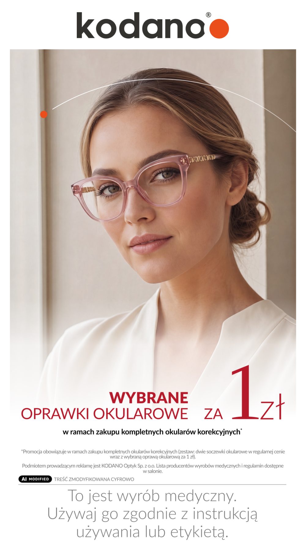 WYBRANE oprawki okularowe za 1 zł! Salon Kodano Optyk w Galerii Veneda