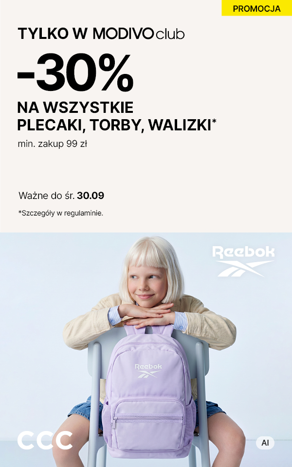 W CCC -30% na wszystkie plecaki, torby i walizki z MODIVOclub!
