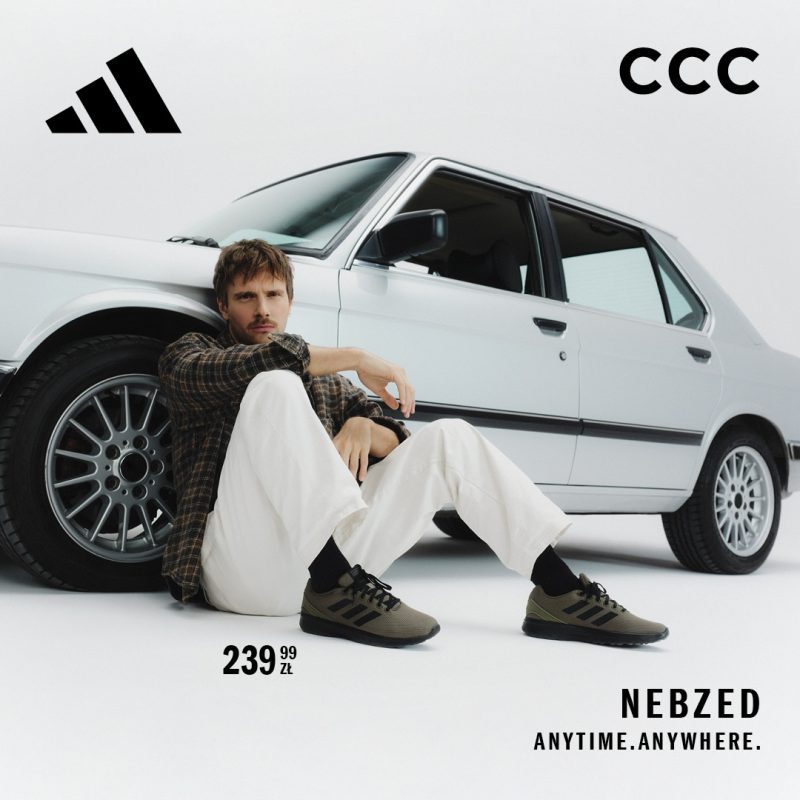 ANYTIME. ANYWHERE. Nowa odsłona adidas Nebzed w CCC! Galeria Veneda