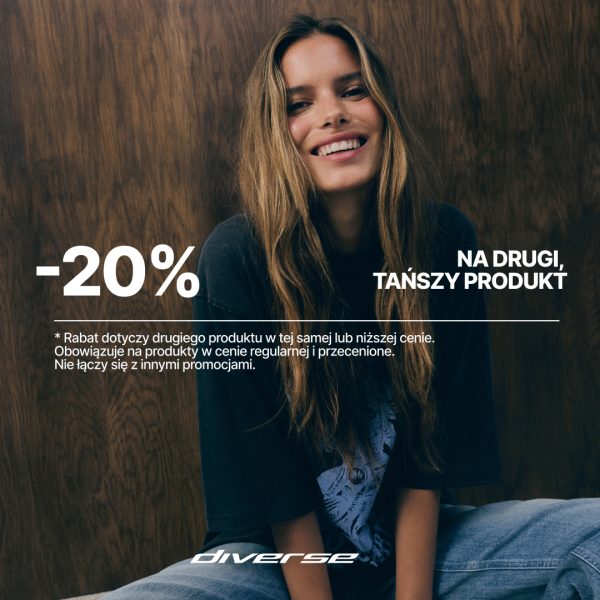 1+1 -20% w Diverse!