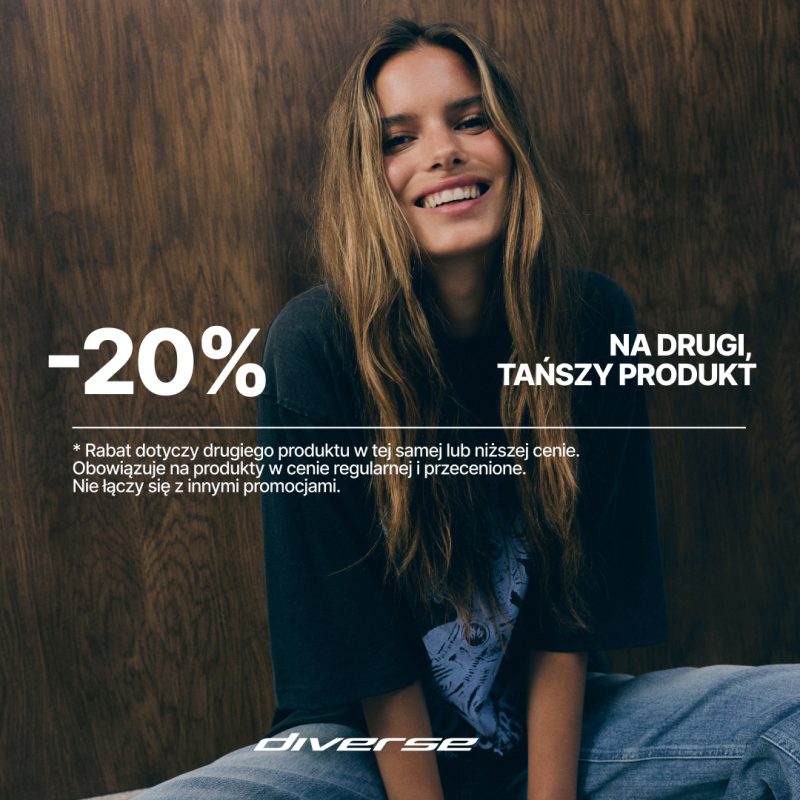 1+1 -20% w Diverse!